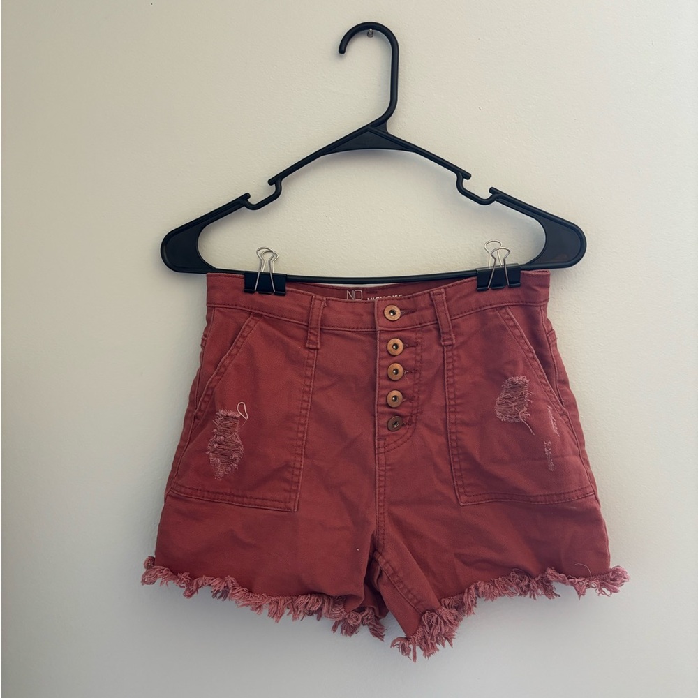No Boundaries High Waisted Button Fly Short size 5